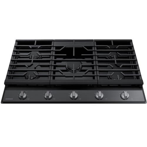 Samsung NA36R5310FG/AA 36 Inch Gas Cooktop In Black Stainless Steel - Samsung Parts USA