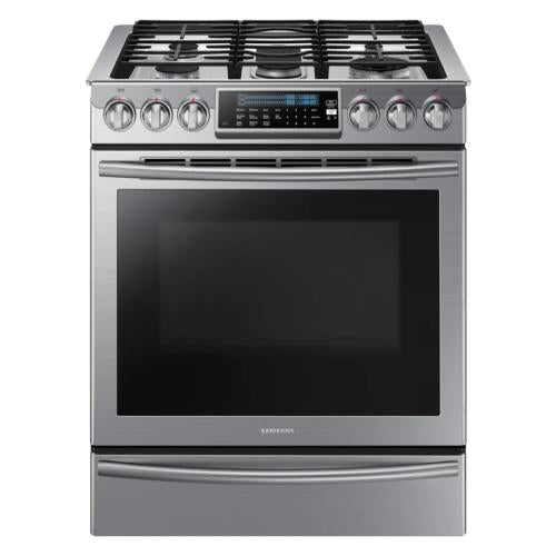 Samsung NX58H9500WS/AC 5.8 Cu. Ft. Self-cleaning Slide-in Gas Convection Range - Stainless Steel - Samsung Parts USA