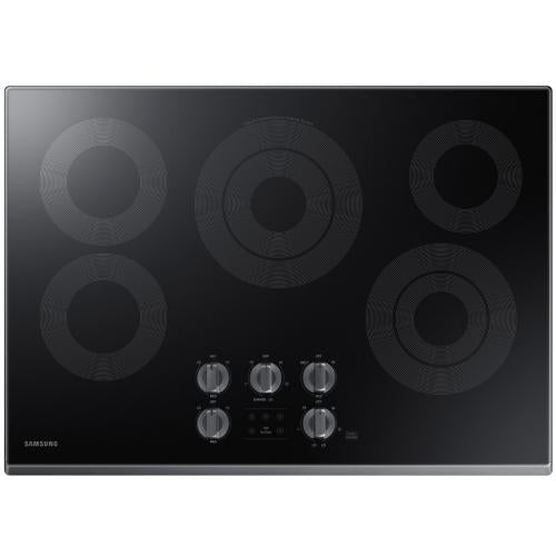 Samsung NZ30K6330RG/AA 30-Inch Smart Electric Cooktop In Black Stainless Steel - Samsung Parts USA