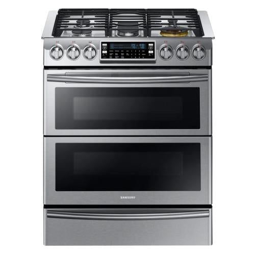Samsung NY58J9850WS/AC 5.8 Cu. Ft. Self-cleaning Slide-in Double Oven Dual Fuel Convection Range - Stainless Steel - Samsung Parts USA