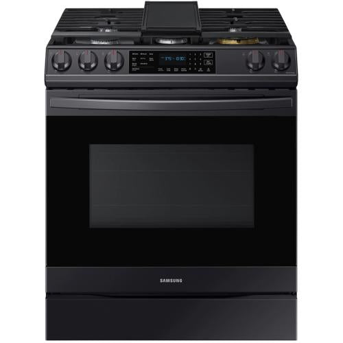 Samsung NX60T8511SG/AA 6.0 Cu Ft. Smart Slide-in Gas Range With Air Fry In Black Stainless Steel - Samsung Parts USA