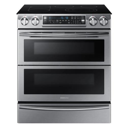 Samsung NE58K9850WS/AC 5.8 Cu. Ft. Electric Flex Duo Self-cleaning Slide-in Smart Range With Convection - Stainless Steel - Samsung Parts USA